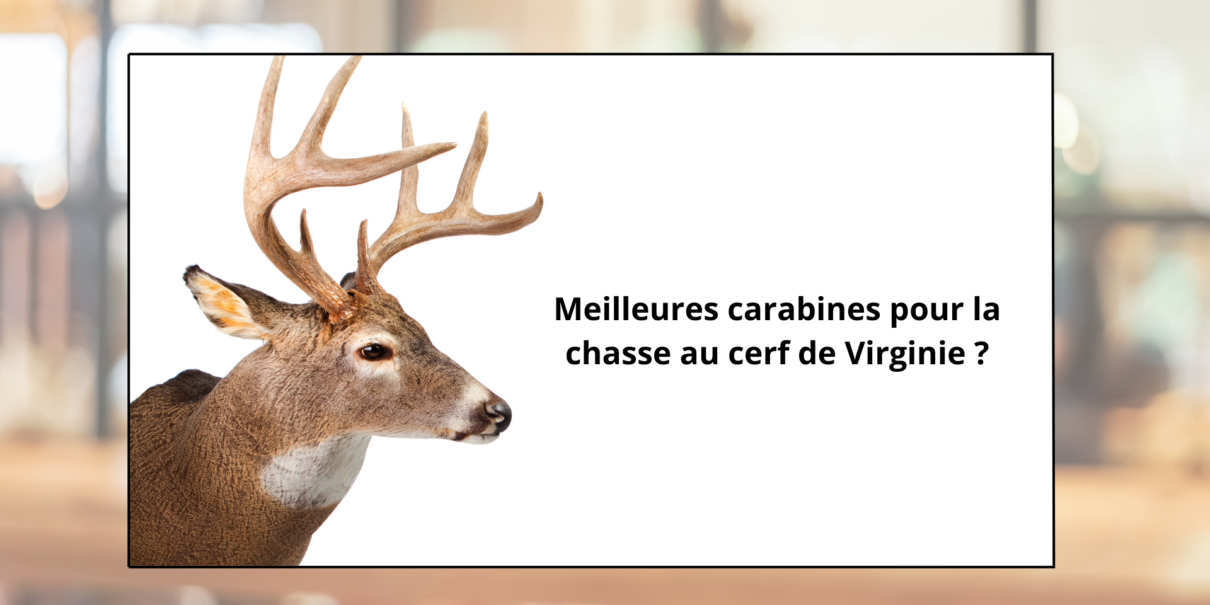 meilleures carabines pour la chasse au cerf de virginie