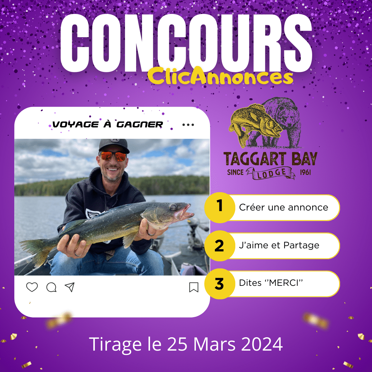 Concours Clicannonces - ClicAnnonces a été lancée officiellement le 5 février 2024. - $ à vendre sur le site d'annonces classées Clicannonces.ca