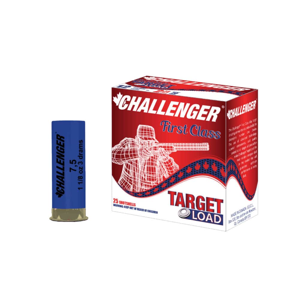 CHA 12 GA 2.75" #8 Target Load 1oz - Dictionnaire de calibres : Découvrez-en plus sur le calibre 12, un calibre de fusil polyvalent adapté à  diverses applications, de la chasse à  la colombe à  la chasse à  l'oie. Avec des utilisations sportives, militaires et des forces de l'ordre, le calibre 12 est disponible en longueurs de 2 Â¾â€, 3â€ et 3 Â½â€, les options magnum étant préférées pour la chasse au gibier d'eau et à  la dinde. Les principaux fabricants proposent une large gamme de fusils et de munitions pour le calibre 12, avec des charges allant de Â¾ oz à  2 oz. Les charges courantes comprennent 1 1/8 oz en base basse et 1 Â¼ oz. Les charges cibles ont généralement des vitesses autour de 1150 à  1200 FPS, tandis que les charges de plomb à  haute vélocité atteignent jusqu'à  1350 FPS. Les charges d'eau en acier sont chargées plus rapidement, à  environ 1500 FPS, en raison de la densité de plomb inférieure. Bien que le chargement de 2 Â¾â€ reste populaire, la plupart des armes actuelles disposent de chambres de 3â€ ou 3 Â½â€. Il est important de noter que les munitions plus courtes peuvent être tirées en toute sécurité dans des chambres plus longues, mais tous les semi-automatiques magnum ne fonctionneront pas avec des cartouches plus courtes. Voir le produit dans la Boutique en ligne ICI - 14.99 $ à vendre sur le site d'annonces classées Clicannonces.ca