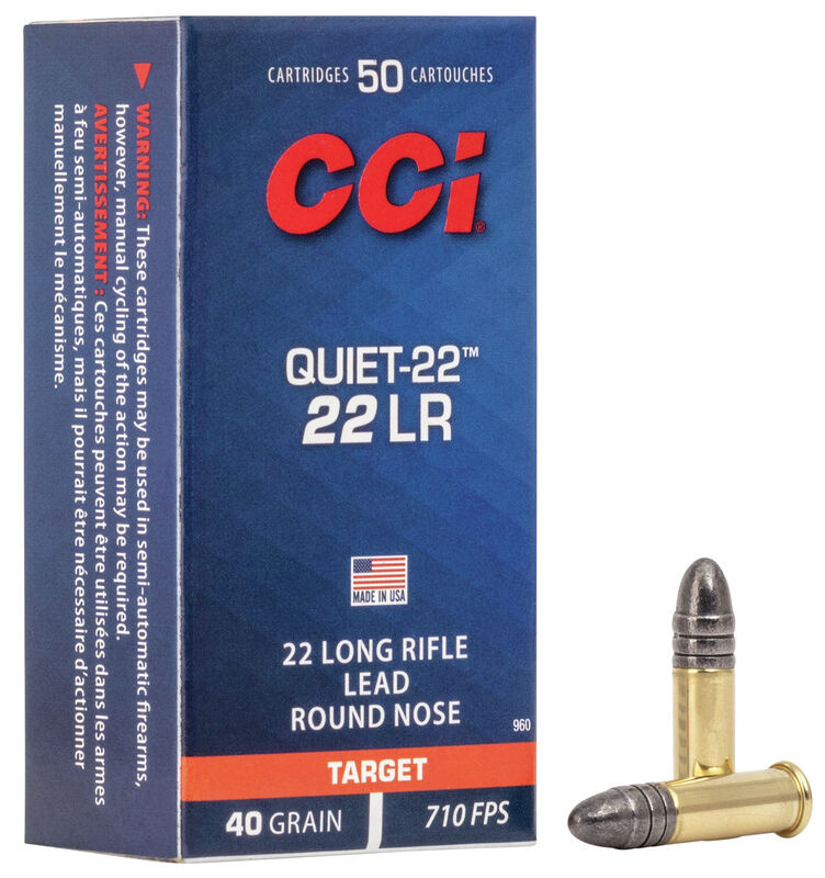 CCI 22 LR Quiet-22 LRN 40gr