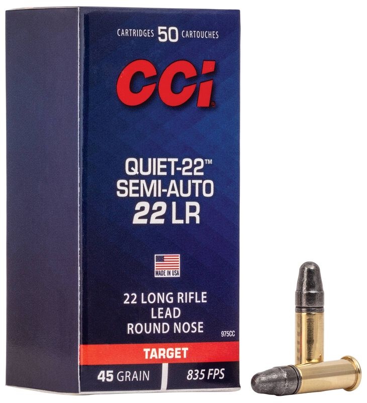 CCI 22 LR Quiet-22 Semi-Auto 45gr