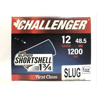 CHA 12 GA Supershort Shell 1 3/4” Slug 1oz