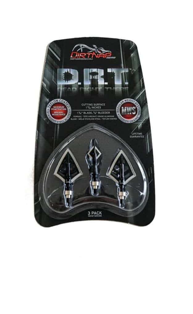 D.R.T. noir 100-125gr. pointes de chasse – Paquet de 3