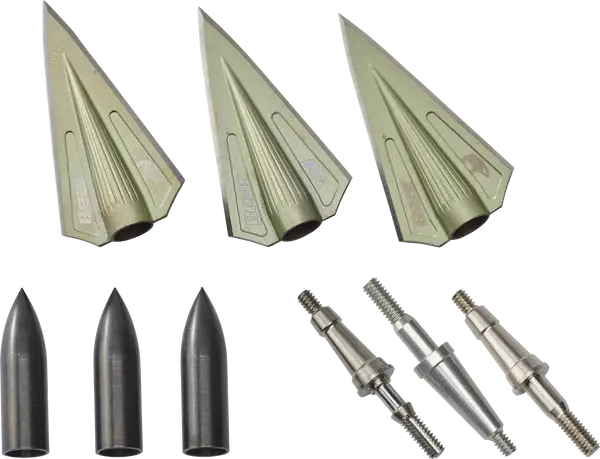 Kit de pointes de chasse (razorhead double bevel broadhead kit)