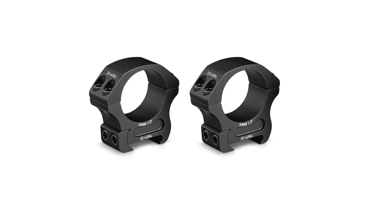 Vortex Pro Anneaux 30mm Moyen 1.00″/25.4mm (2 anneaux)