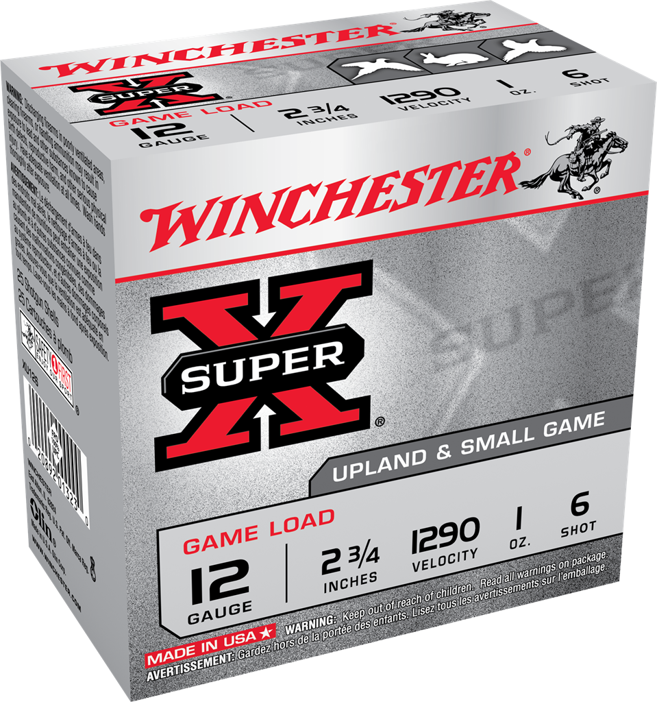 Super-X 12GA 2 3/4” 1oz #6 game load