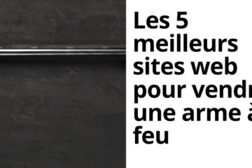 Les 5 Meilleurs sites web pour Vendre une Arme à Feu.