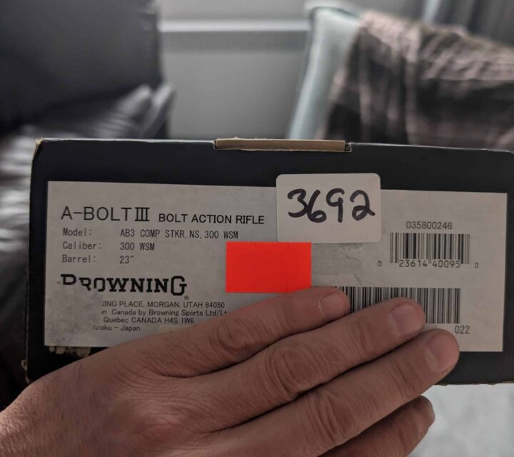 300 wsm Browning A-bolt 3 neuve