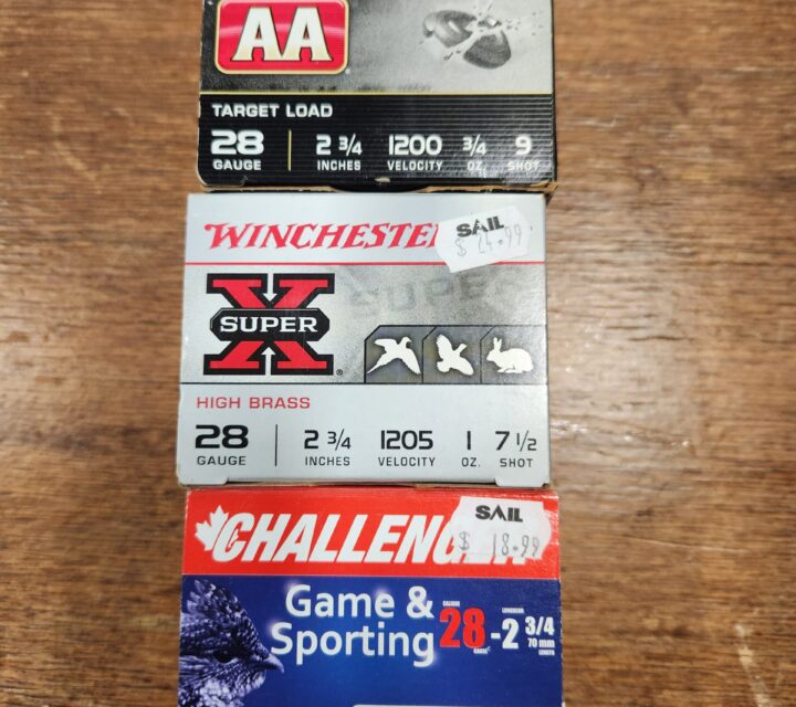 Cartouches de calibre 28