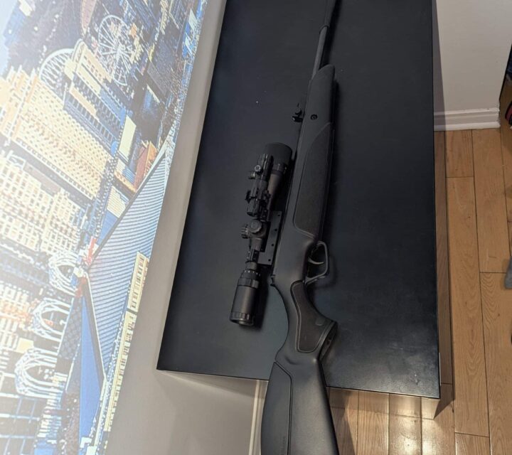 Très belle carabine avec scope x40 et visé laser