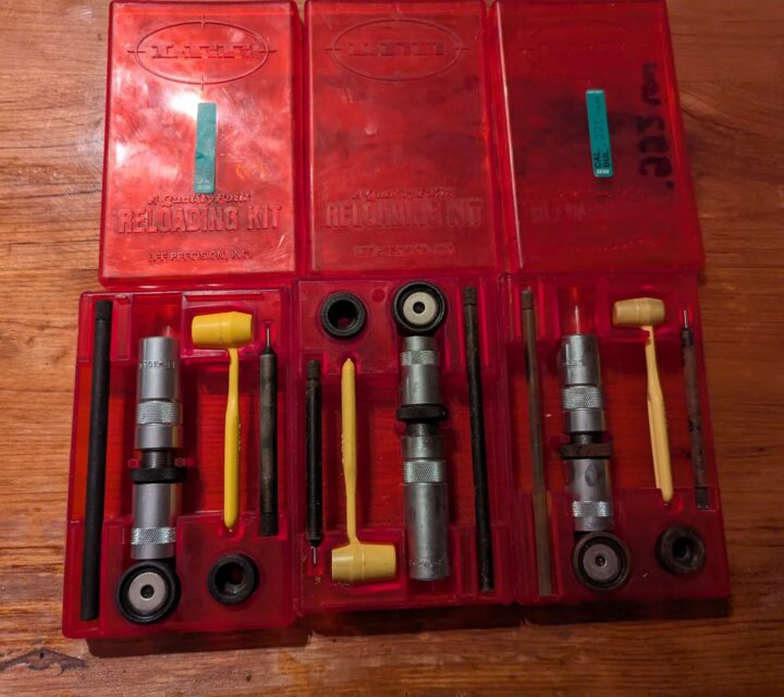3 kits complets pour rechargement Lee classic loader.