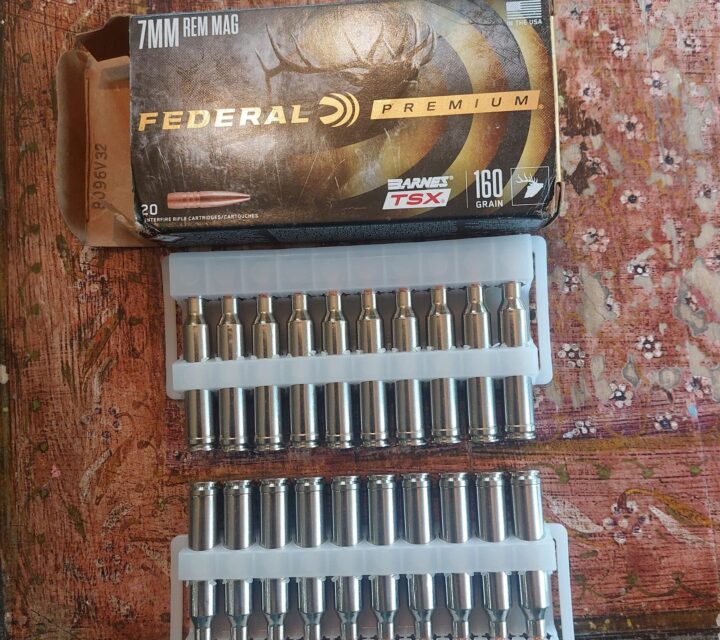 Federal Premium (Barnes TSX) 160 grain pour 7MM REM MAG