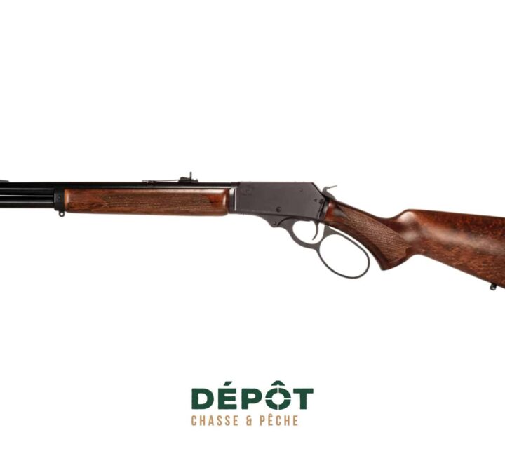 Crosse et fût en bois franc couleur noyer