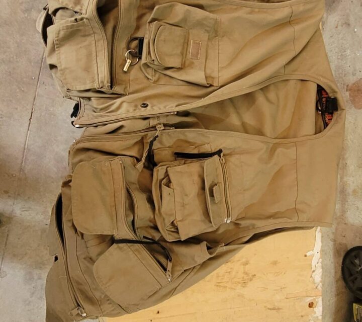 veste pour la pêche