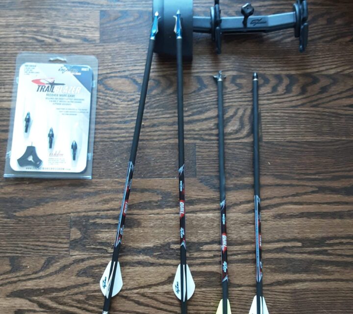 Arbalète excalibur mag air 2022 avec anti déclencheur et inclusions. Vous serez prêt pour la chasse.