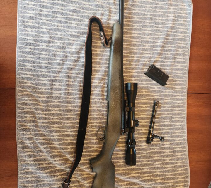 Canon de 22 pouces avec une lunette de visée Bushnell de 3x9x40