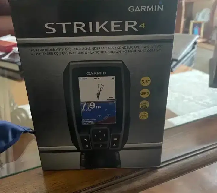 Garmin 4 fish finder. Brand new never used in original box. Purchased at Canadian tire for $180 plus tax. Will sell for $125.00