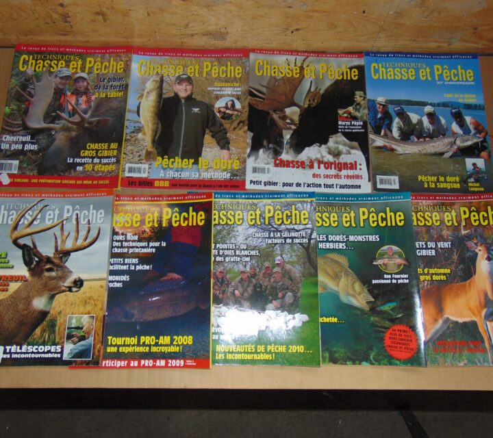 REVUES; TECHNIQUES ET PÊCHE ELLES SONT COMME NEUVE UNE INCROYABLE SOURCE D'INFORMATION.