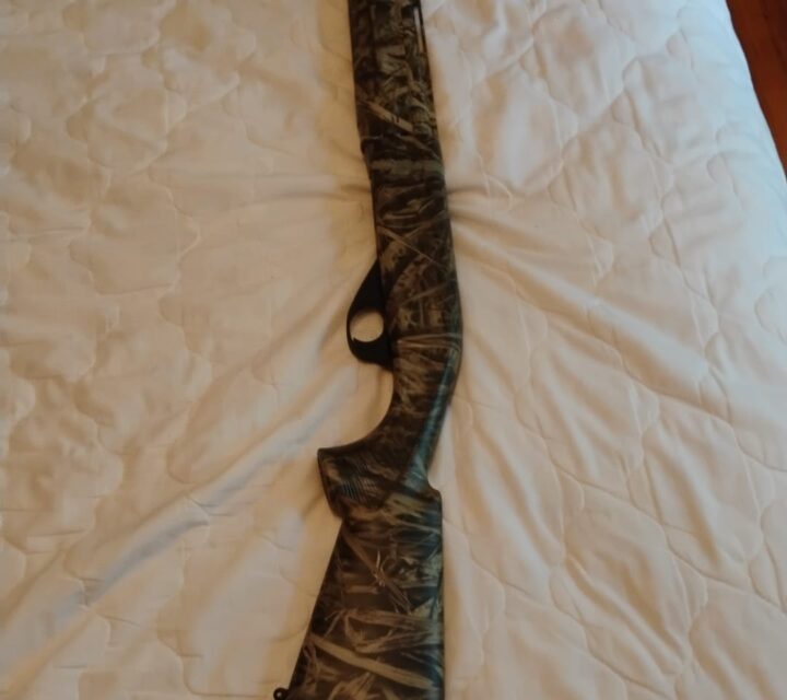 Fusil semiautomatique Girsan cal 12 en camo (acheté chez Canadian Tire)