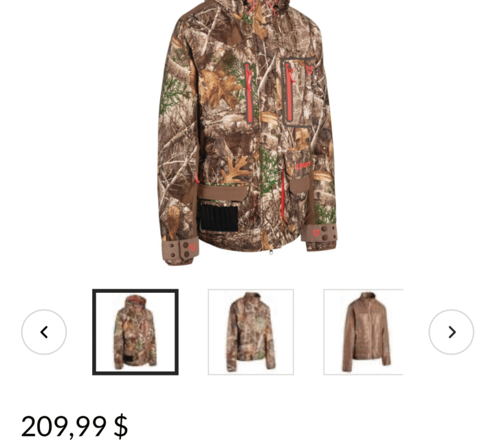 Manteau servi une fois et pantalon neuf étiquette encore dessus