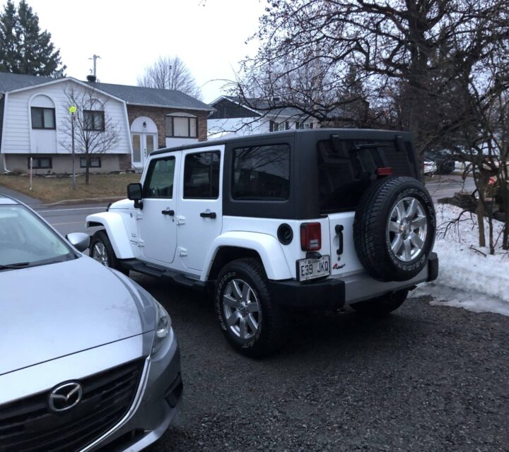 Toit rigide pour wrangler sahara 2018 en tres bon état