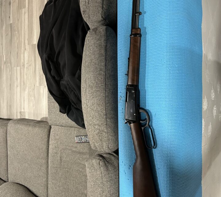 Carabine HENRY .22 LR à levier pratiquement neuve