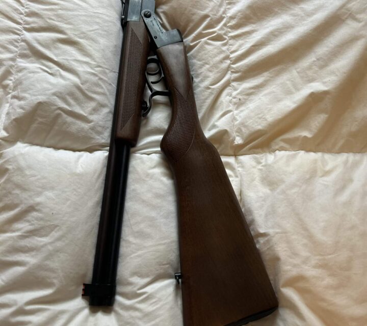 Deux gâchette 410 et .22 état neuf fusil impeccable inclus 2 boîtes de balles de 410