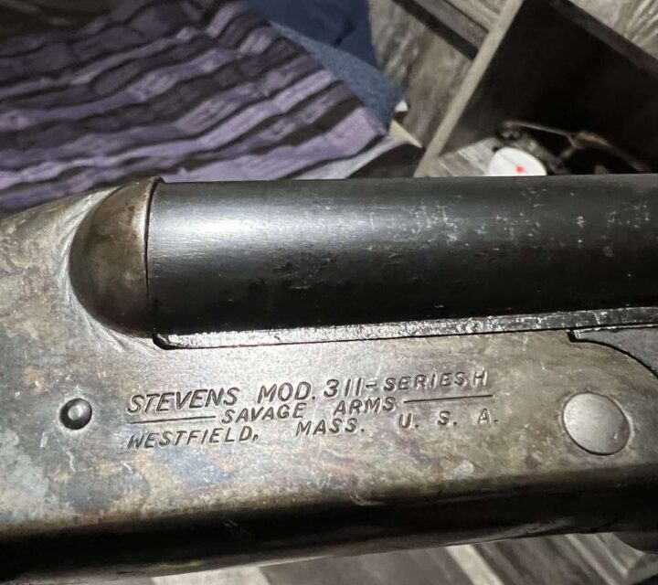 Fusil 2 coups calibre 12 side by side ( juxtaposé) chambré 3" en bon état!!