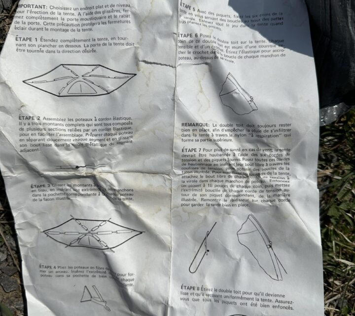 Tente neuve jamais monter pour 5 personnes