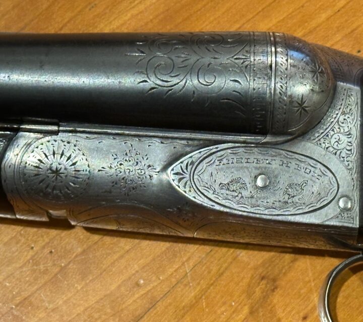 Fusil Ansley- H.FOX - Fusil Juxtaposé - Belles gravures - PRIX À DISCUTER ou prendrais echange ruger no 1 international 7x57