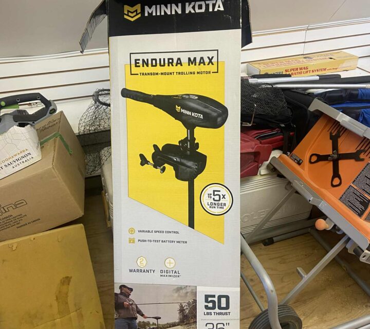 Moteur Enduromax Minn Kota. 50 lbs. Très peu utilisé