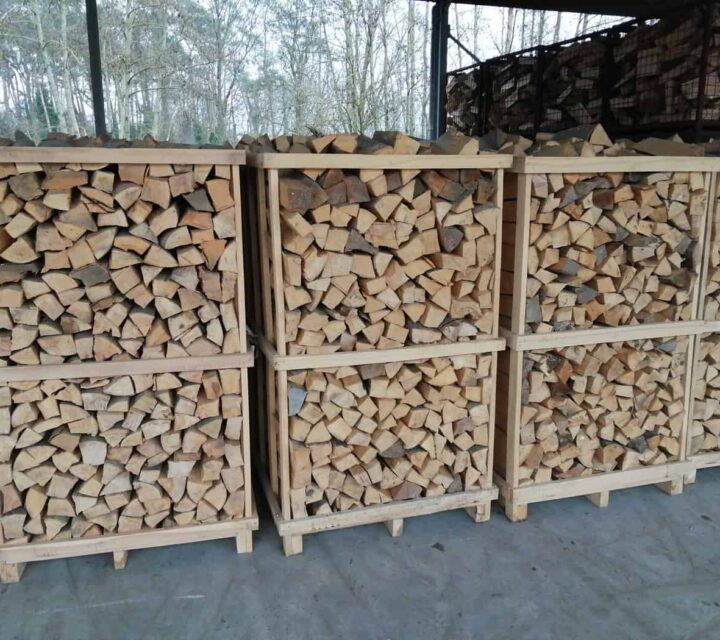 Bois chauffage conditionnement propre.