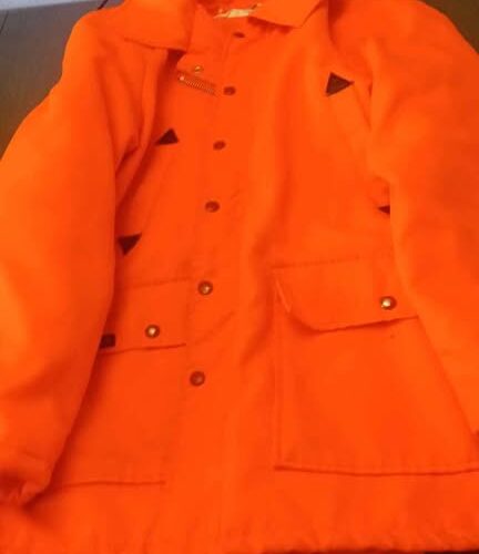 Manteau de chasse  orange x large