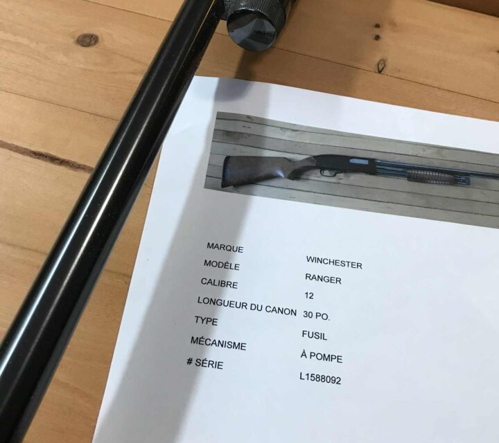 Fusil à pompe Winchester - modèle Ranger - canon de 30 pouces - en excellente condition - fusil fiable et simple d'utilisation - arme de collectionneur enregistrée = PPA valide exigé