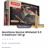 Munition 6.5 creedmoor norma