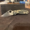 Couteau de poche Spyderco Para 3, G10, S45VN, comme neuf!