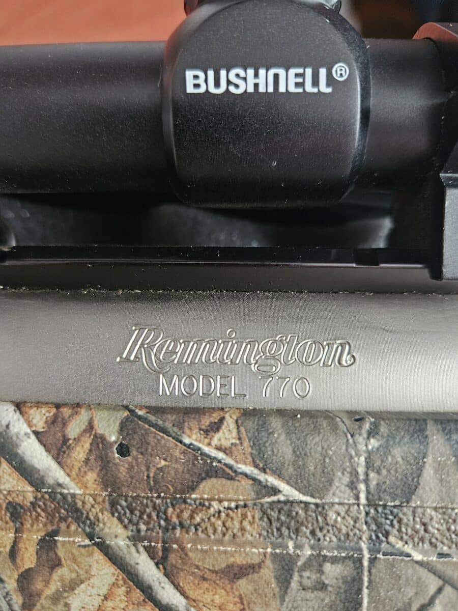 Remington model 770 , 7MM mag stinless, camo