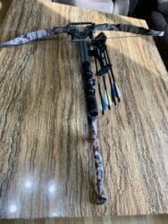 ARBALETE EXCALIBUR EXOMAX 350 PIED/SEC 225 LBS CAMOUFLAGE REALTREE. EN EXCELLENTE CONDITION