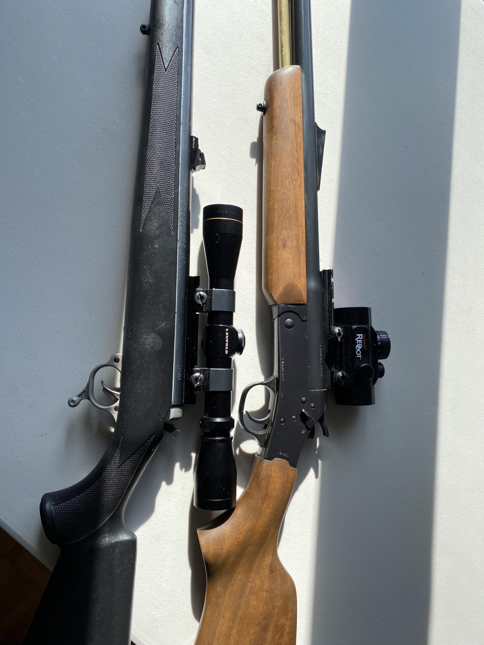 2 fusils a poudre noire