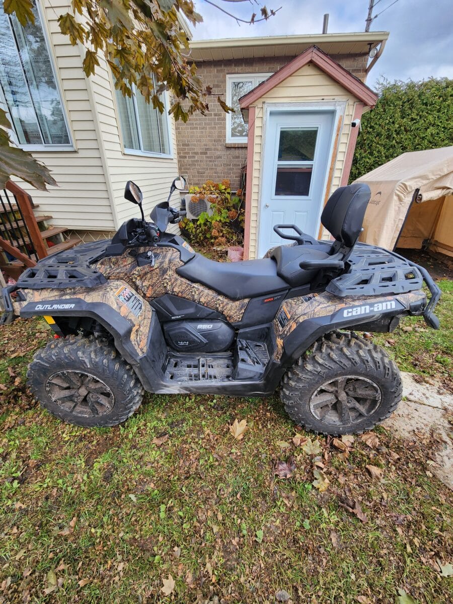 VTT canam outlander max xt 2021.couleur camo.tres bas kilométrage