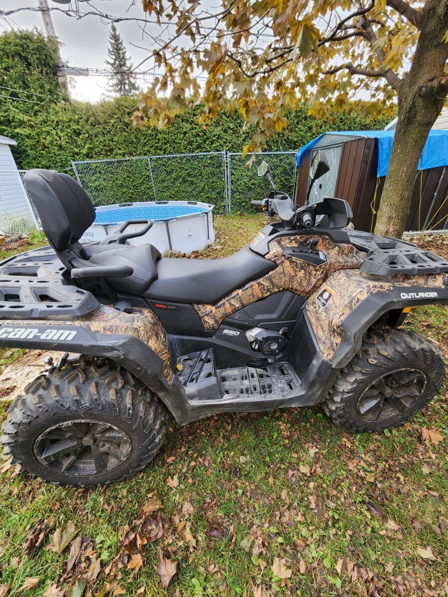 VTT canam outlander max xt 2021.couleur camo.tres bas kilométrage