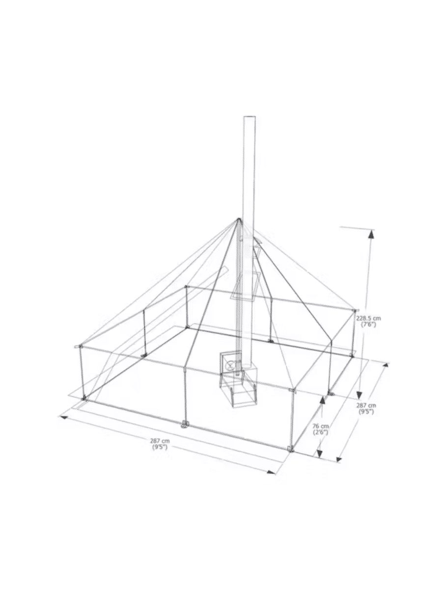 Tente d’hiver | Esker Classic 3x3m