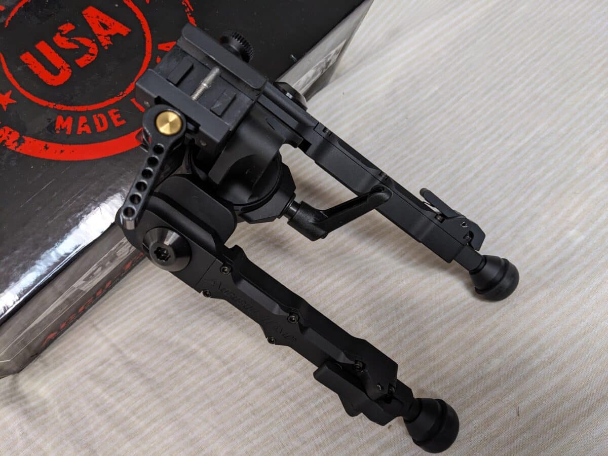 Bipod Accu-Tac PC-4 avec base détachable style Picatiny