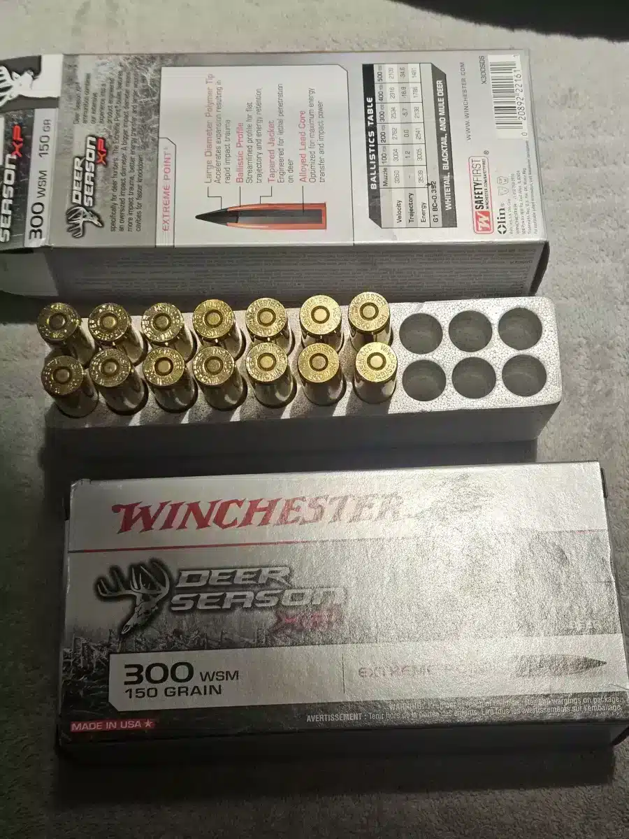 Munitions Winchester 300 WSM