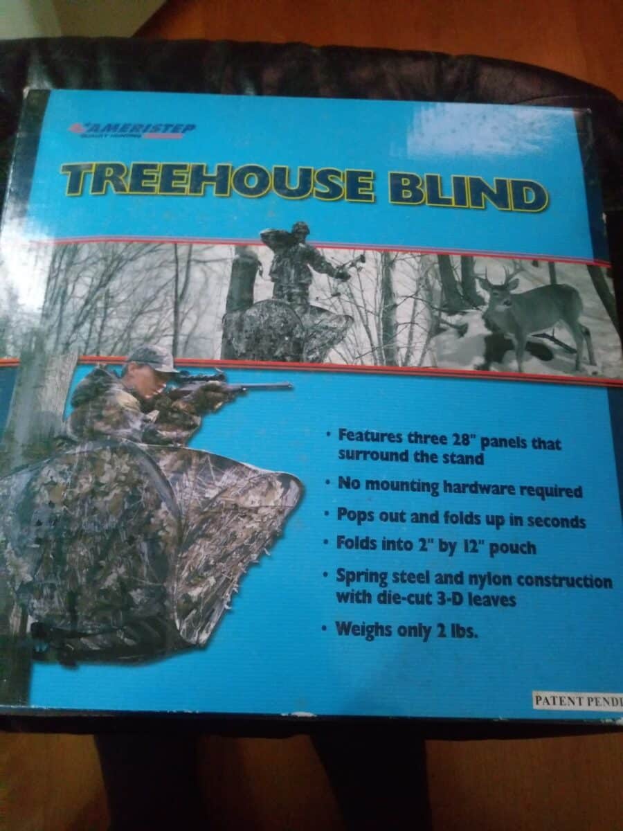 blind house cache côté de tree stand de 28 pouces