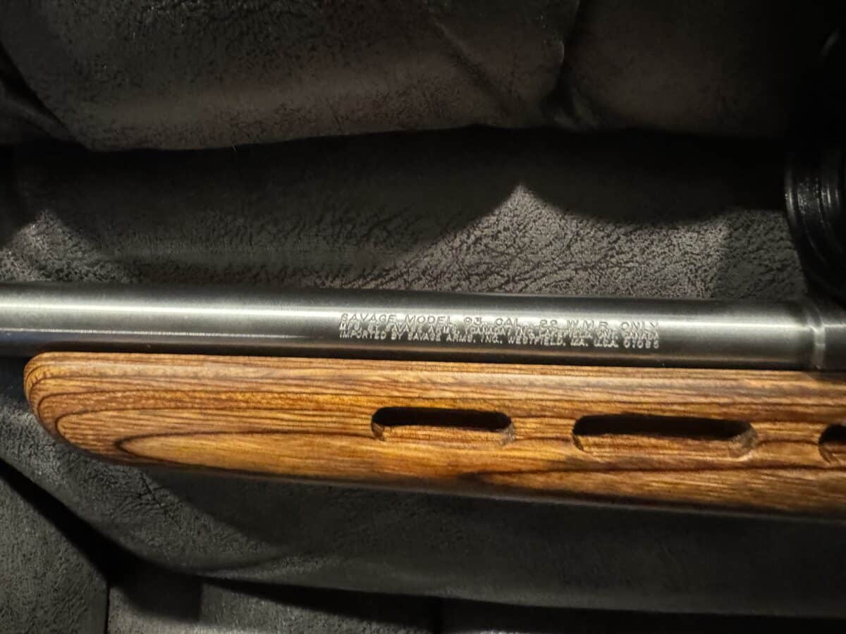 Savage model 98 .22 WMR