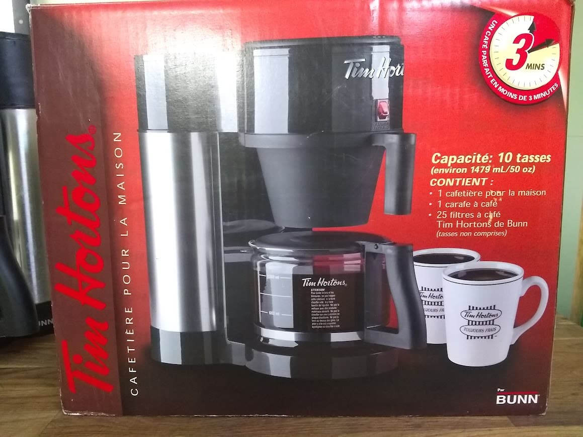 Cafetiere Tim Hortons de Bunn