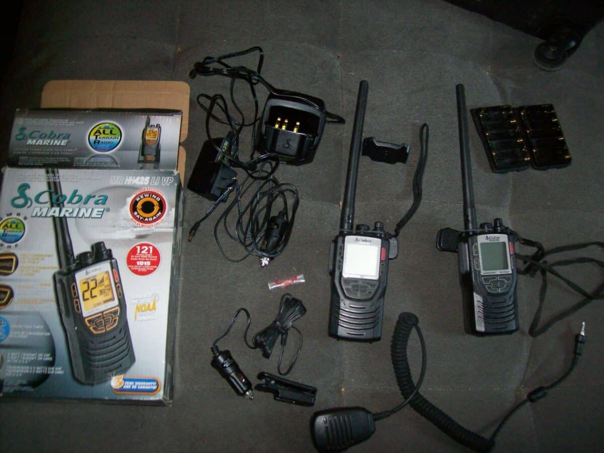 Walkie Talkie 2 cobra Marine / VHF-Gmrs /2 bandes