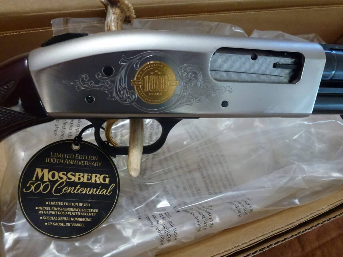 ***NEW IN BOX***MOSSBERG 500 CENTENNIAL LIMITED EDITION MGF 750