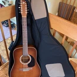 Guitare acoustique 12 cordes Art & Lutherie – Cedar Antique Burst